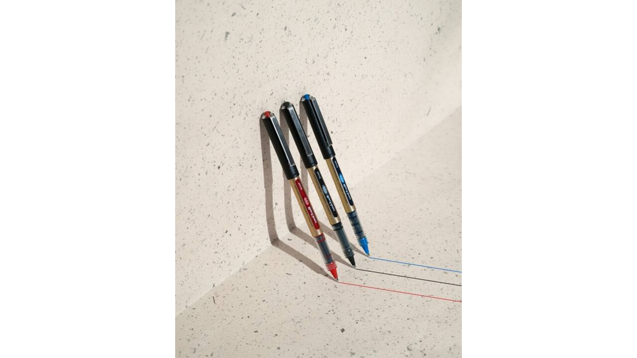 Rollerpen Uni-ball Eye eco 150E breed blauw