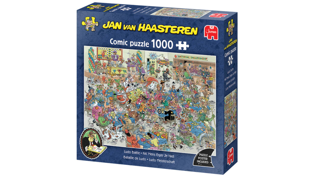 Puzzel Jan van Haasteren NK Mens Erger Je Niet 1000 stukjes