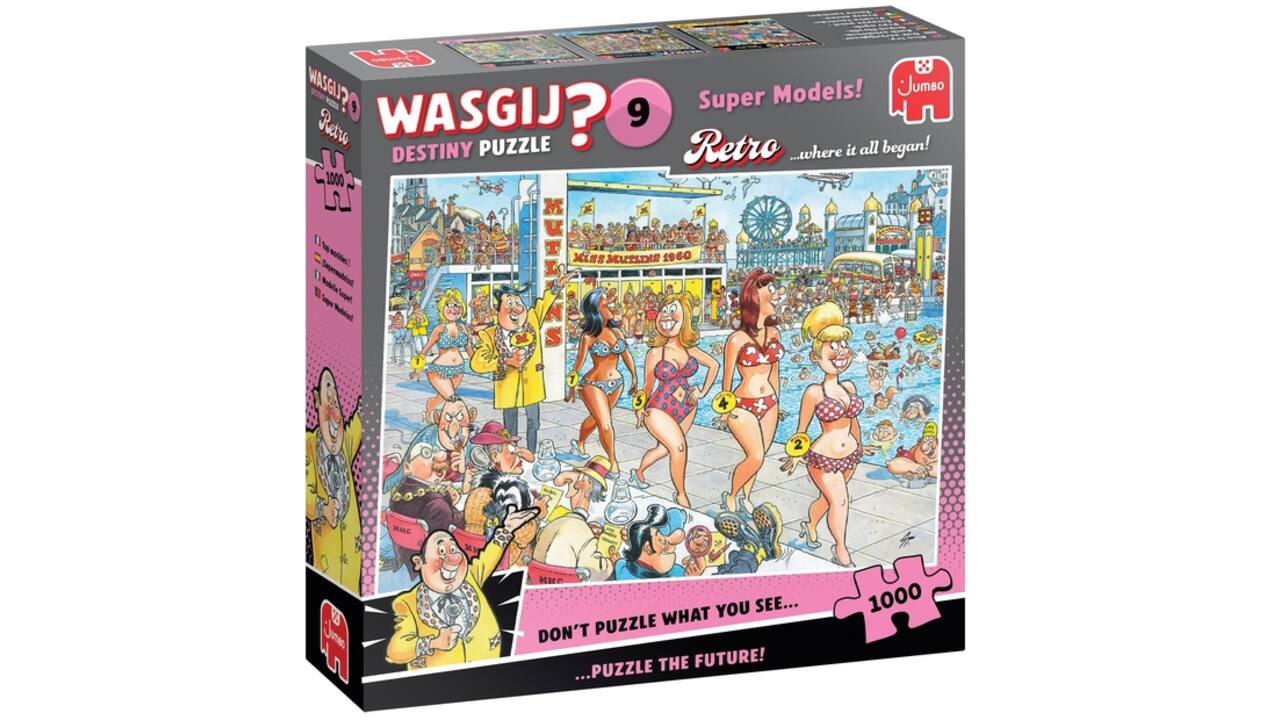 Wasgij Retro Destiny 9 - Super Models! 1000 st
