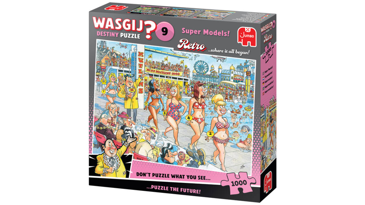 Wasgij Retro Destiny 9 - Super Models! 1000 st