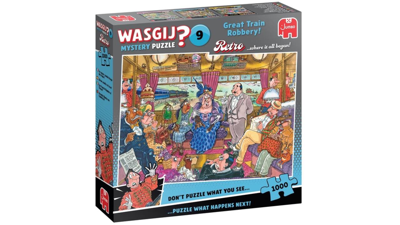 Wasgij Mystery 9 - The Great Train Robbery 1000 st