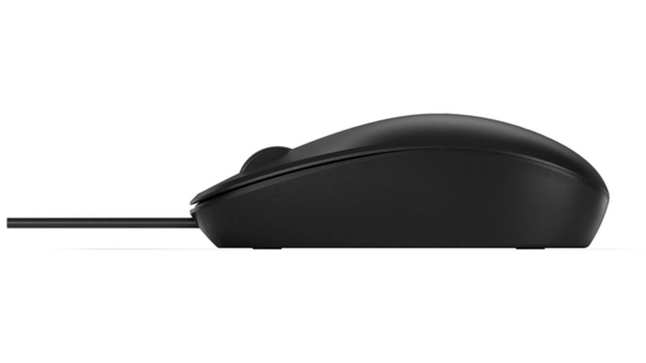 Muis HP 125 bedraad zwart