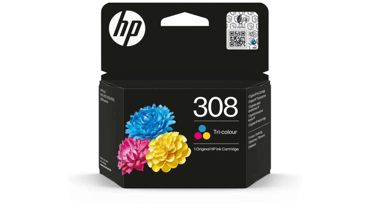 Inktcartridge HP 7FP20UE 308 3 kleuren