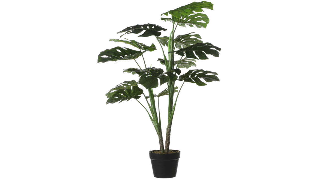 Kunstplant Mica Monstera in plastic pot 100x70cm