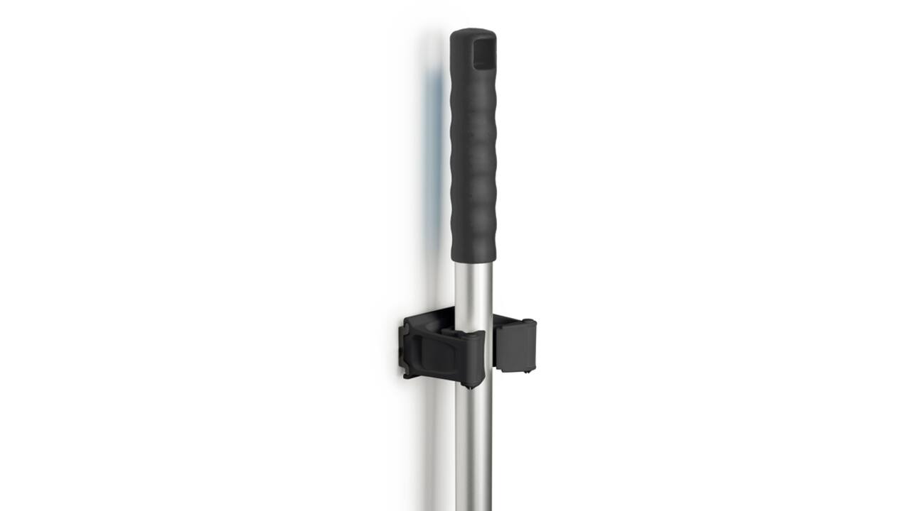 Wandhouder Toolflex One 2 klemmen met adapter ø 15/35 mm zwart