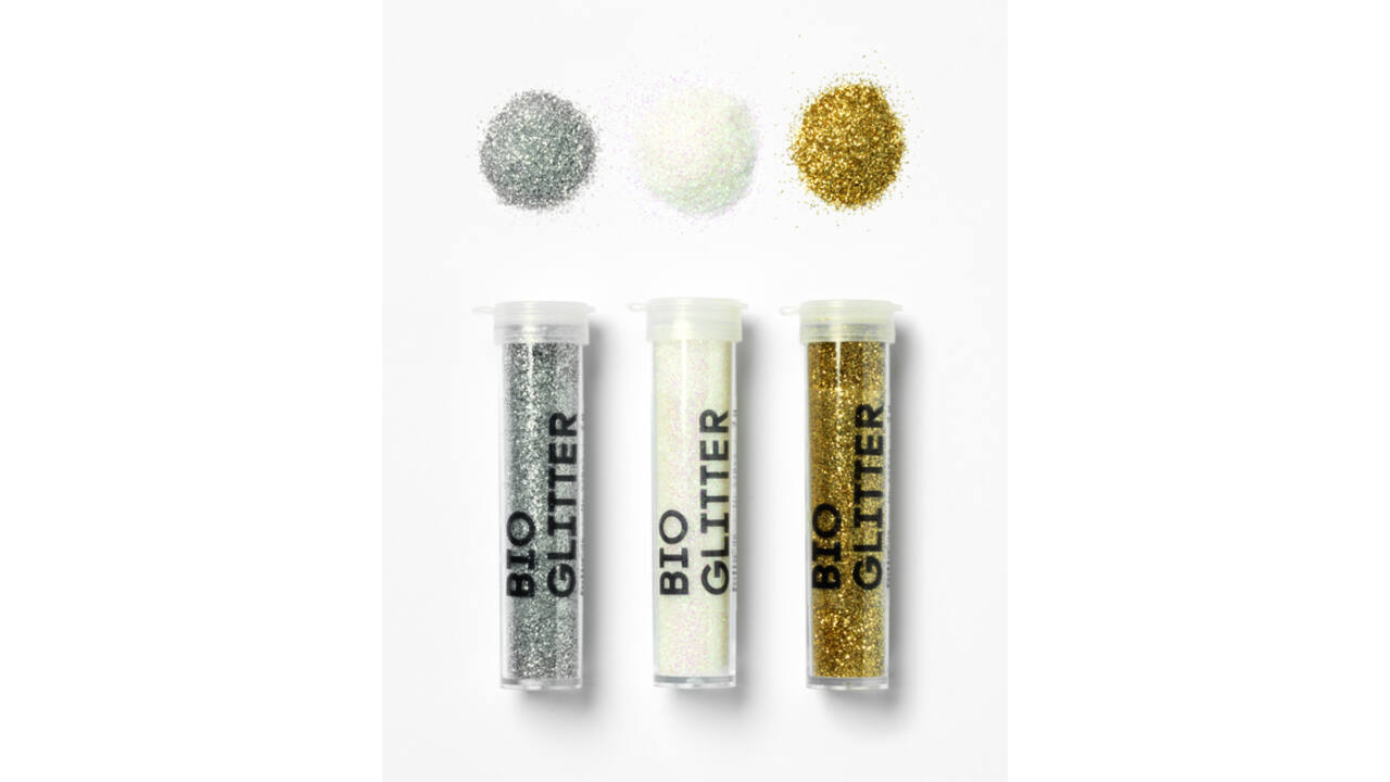 Glitterpoeder Bio Folia Stardust 7gr 5 stuks 3 kleuren