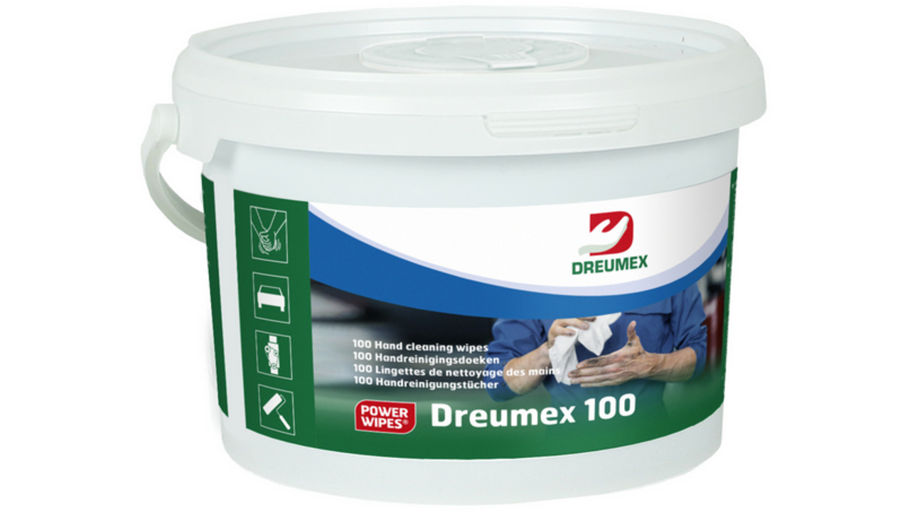 Handreinigingsdoek Dreumex 100 in dispenseremmer