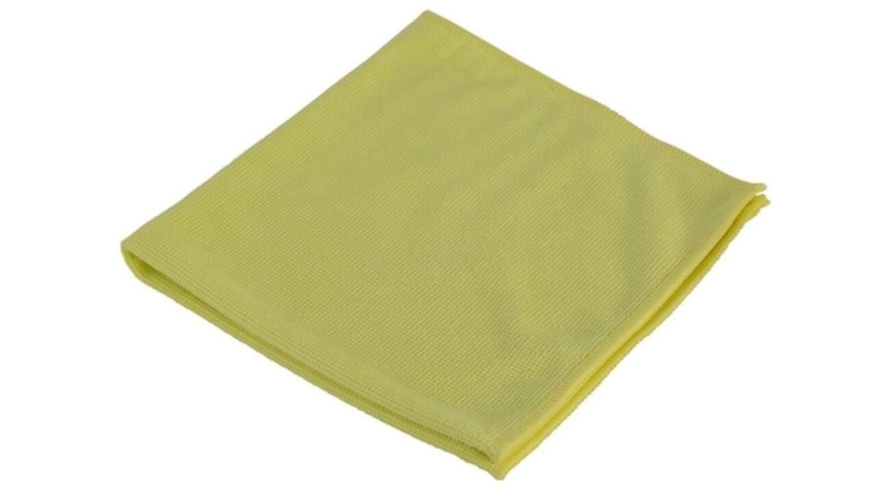 Microvezeldoek Cleaninq prof 40x40cm geel 10 stuks
