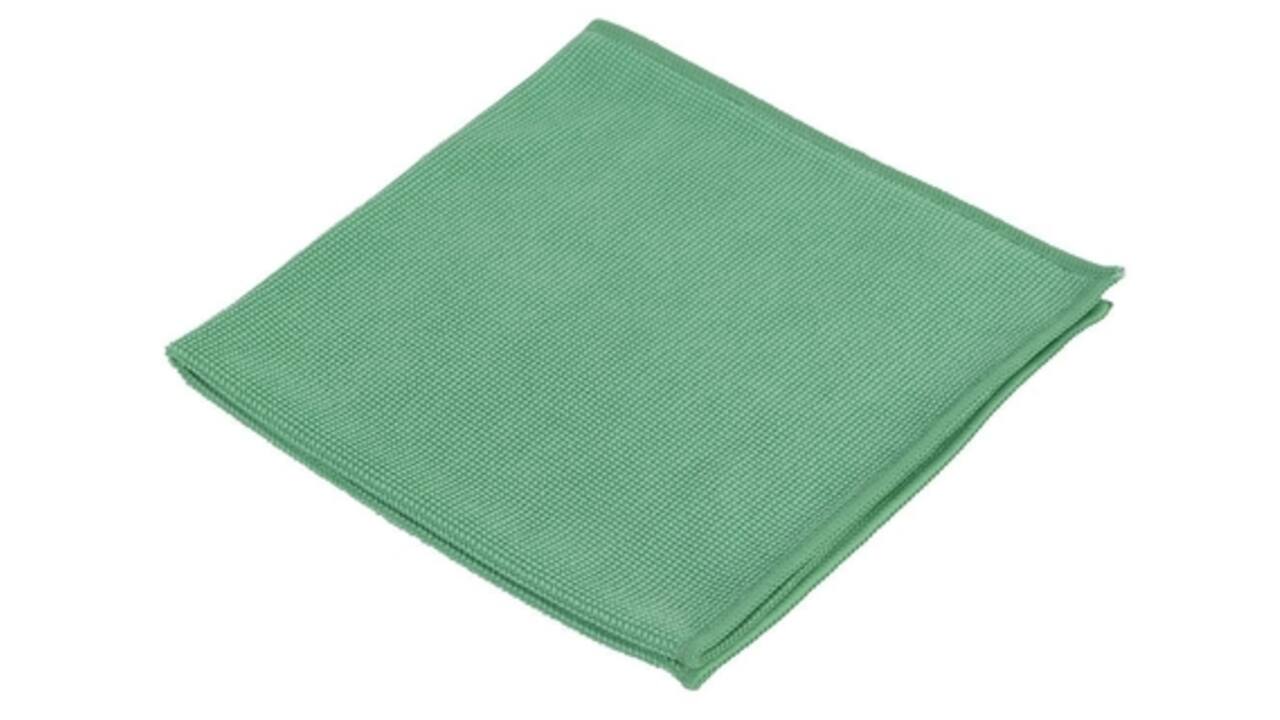 Microvezeldoek Cleaninq prof 40x40cm groen 10 stuks