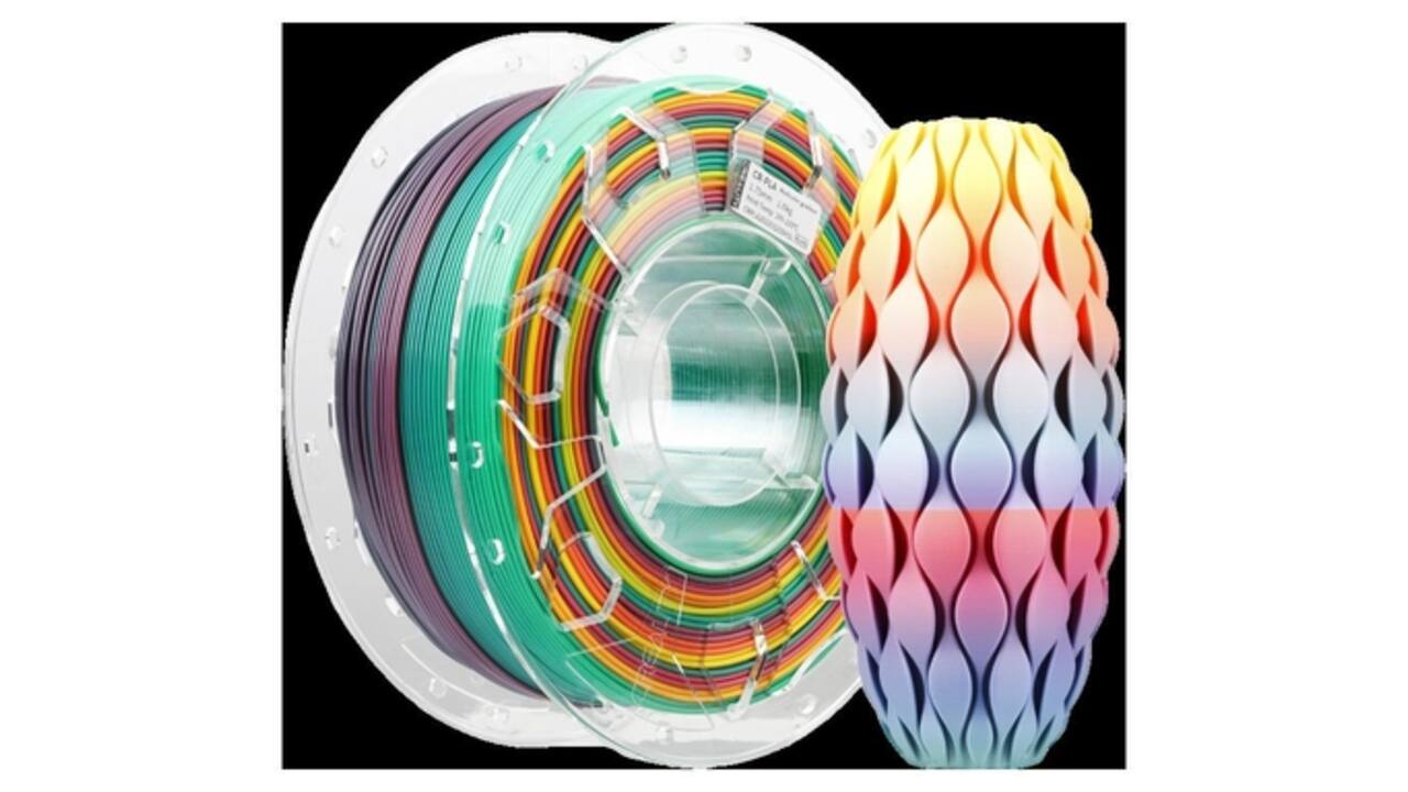 3D Filament Creality PLA 1.75mm rainbow 1kg