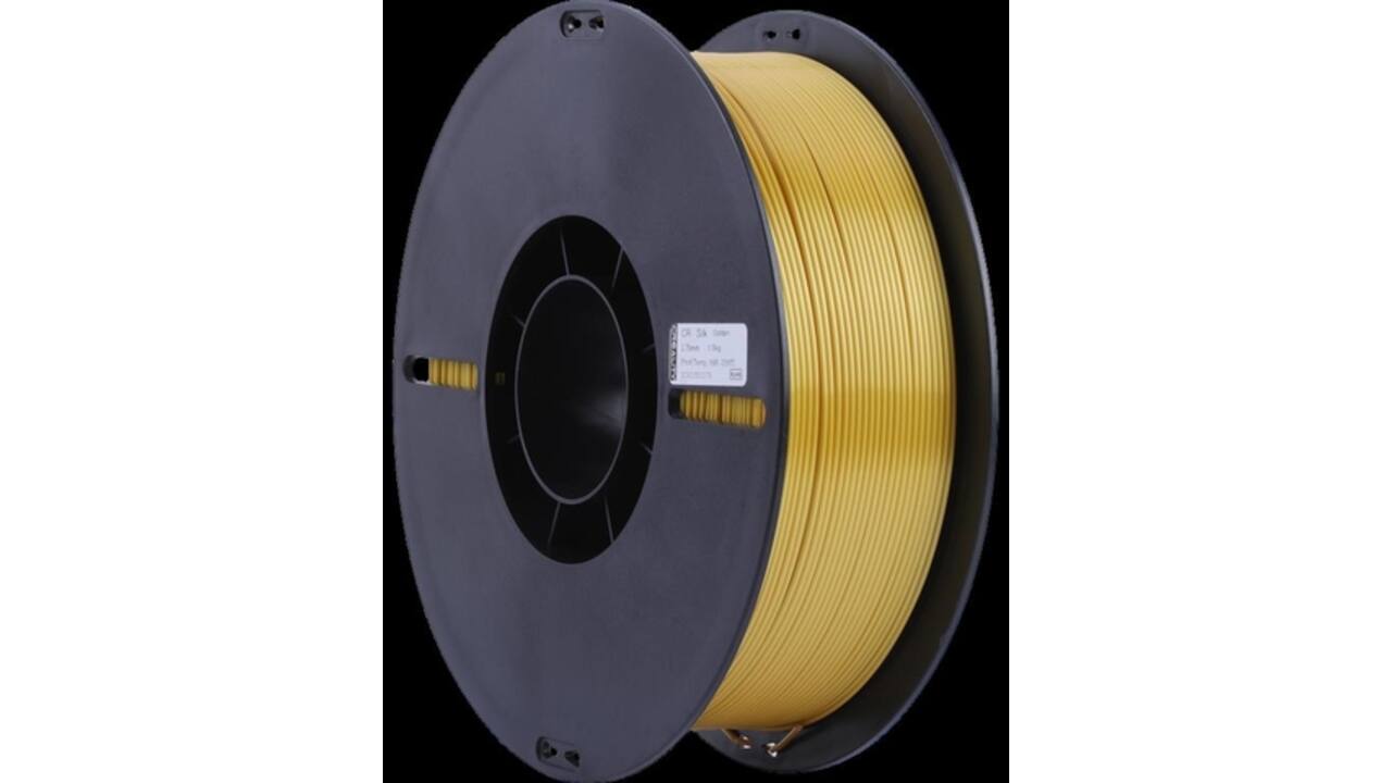3D Filament Creality PLA 1.75mm Silk goud 1kg