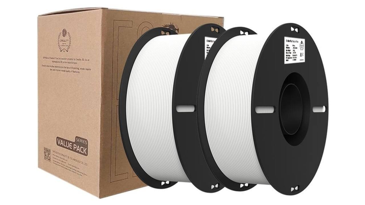 3D Filament Creality PLA 1.75mm wit 2x 1 kg