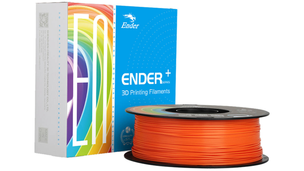3D Filament Creality PLA+ 1.75mm oranje 1kg