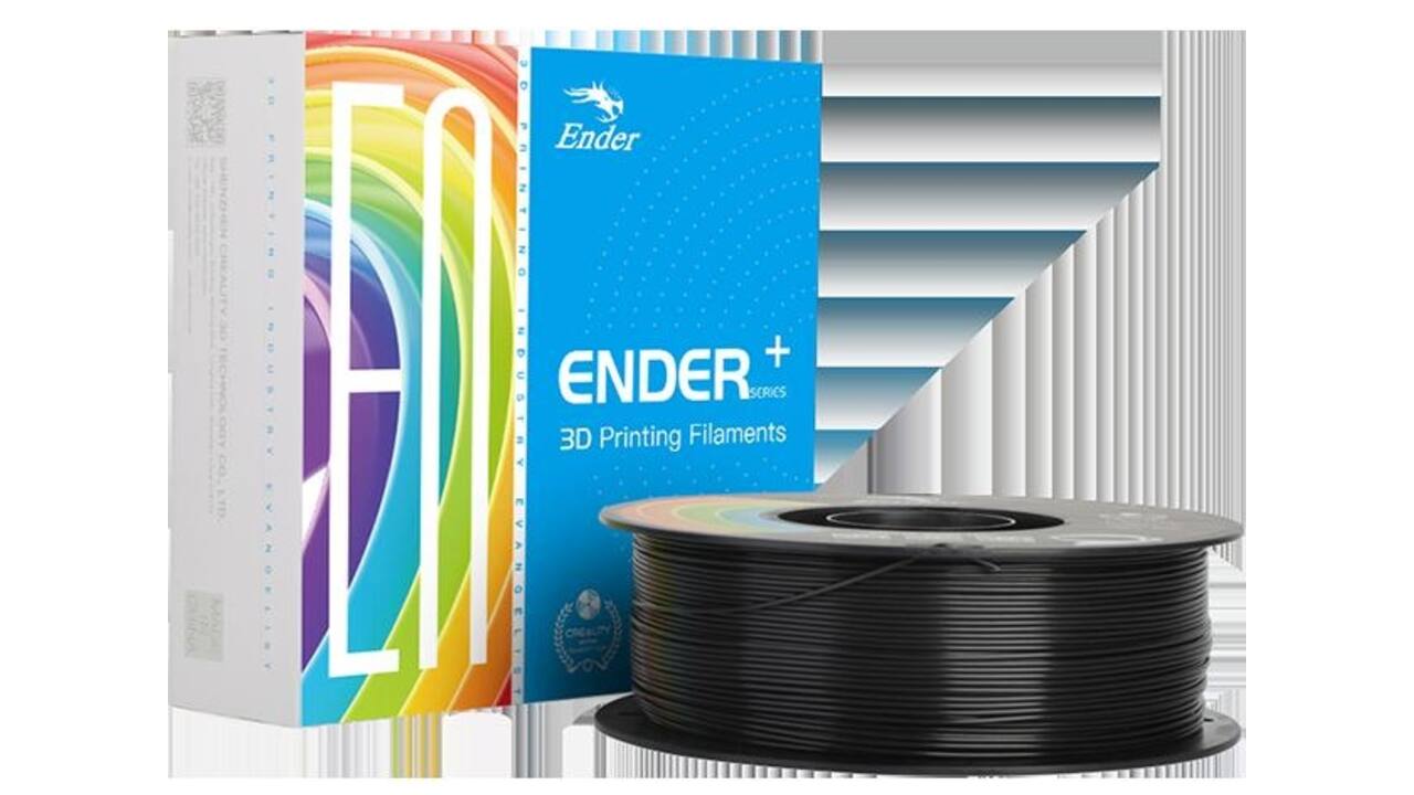 3D Filament Creality PLA+ 1.75mm zwart 1kg
