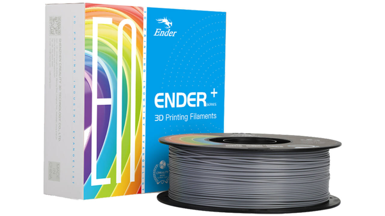 3D Filament Creality PLA+ 1.75mm grijs 1kg
