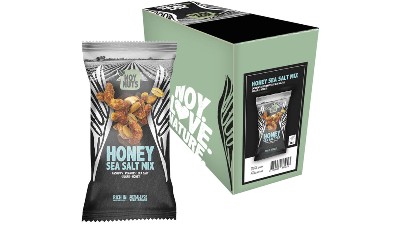 Noten NoyNuts honey sea salt mix zak 45 gram