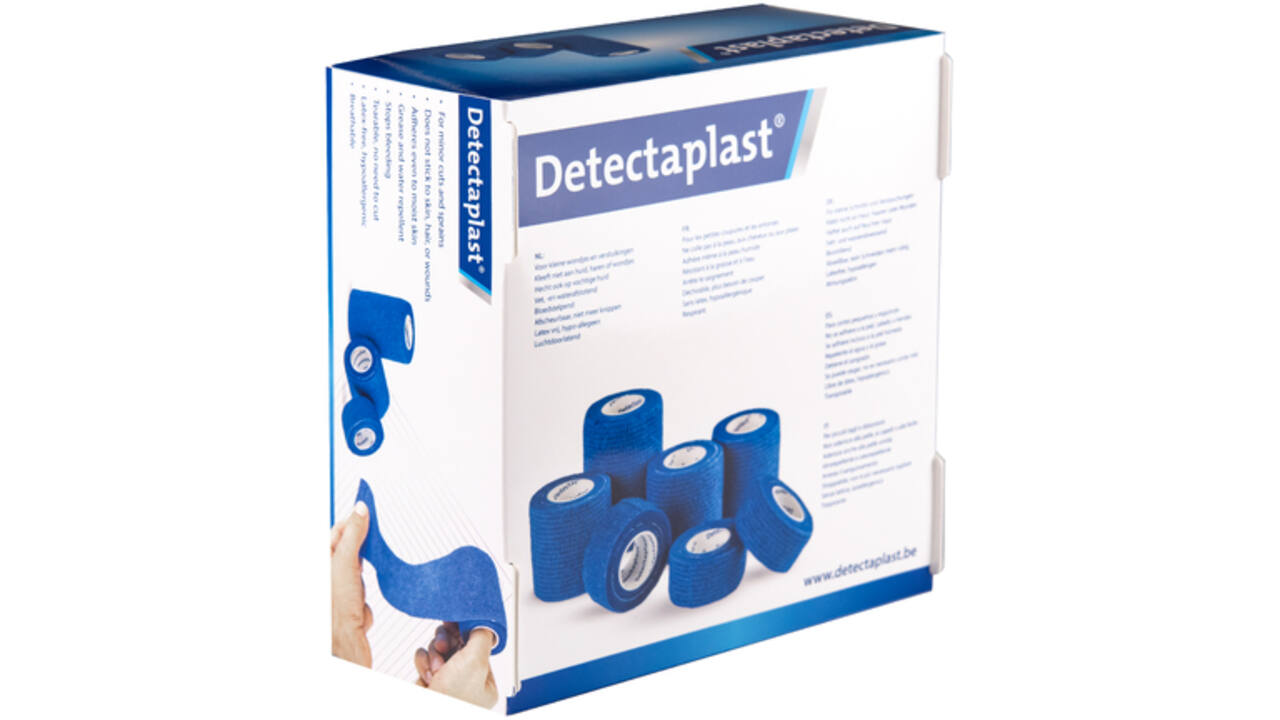 Kohesief verband blauw Detectaplast assorti 7stuks