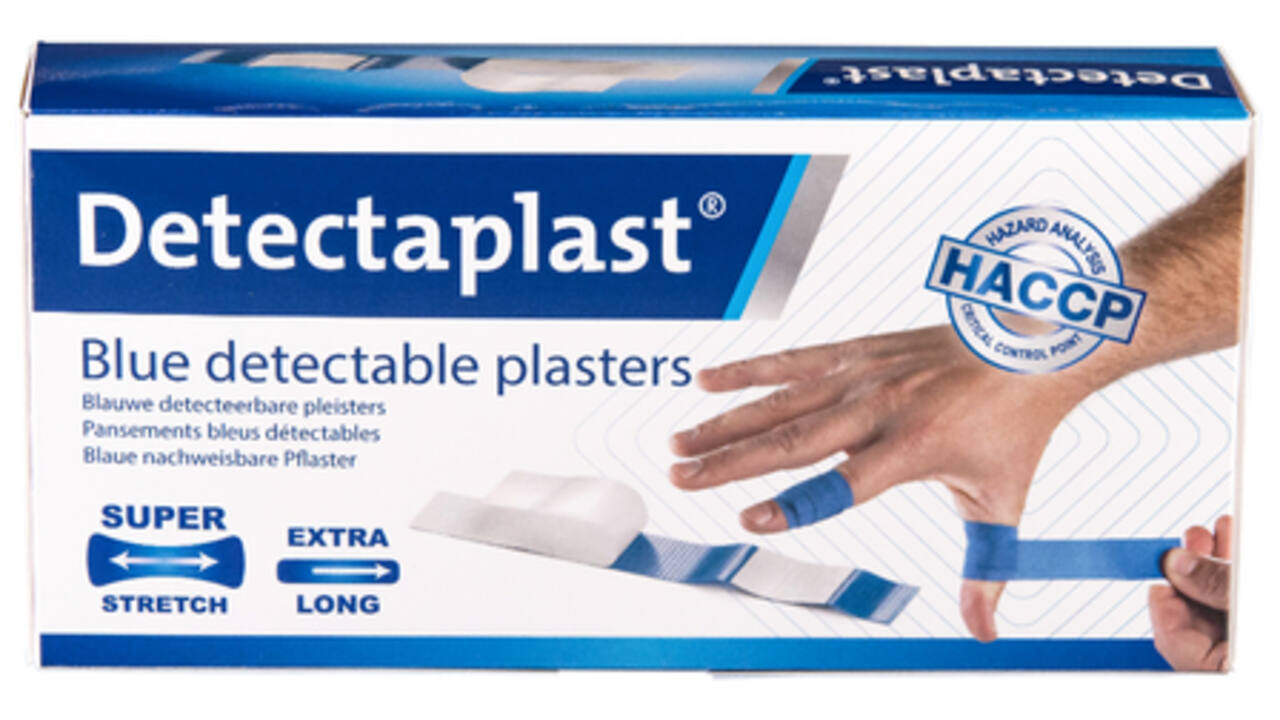 Elastische blauwe textielpleister Detectaplast 180x20mm