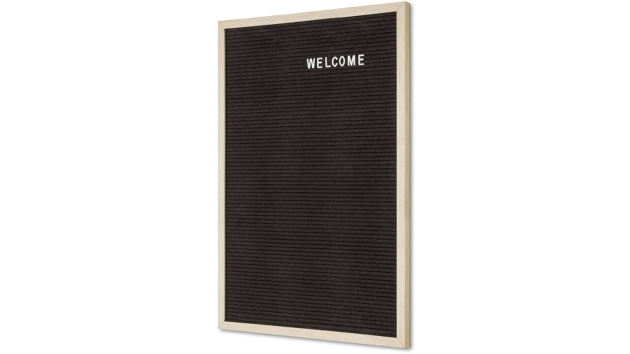Letterbord IEZZY 40x60cm naturel hout