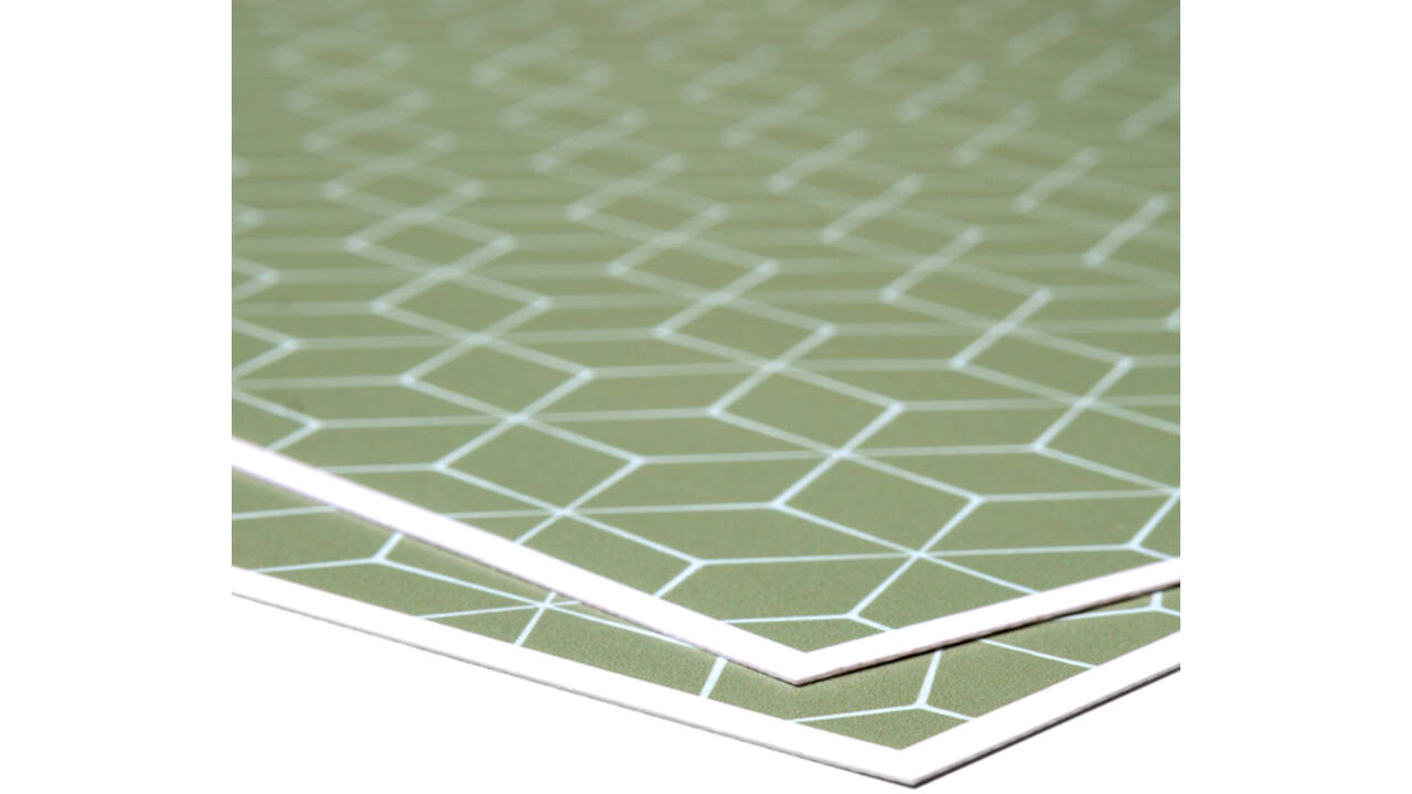 Placemat IEZZY hexagon groen