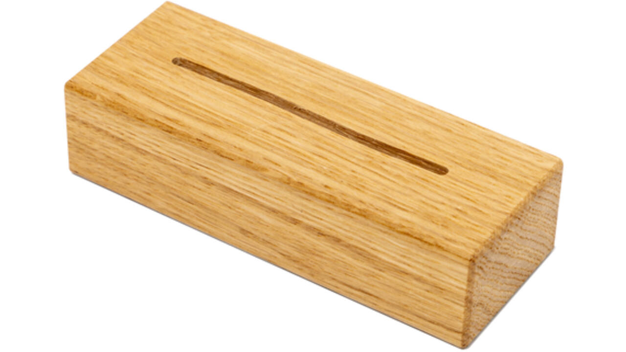 Menukaarthouder IEZZY tafeldisplay A4 hout