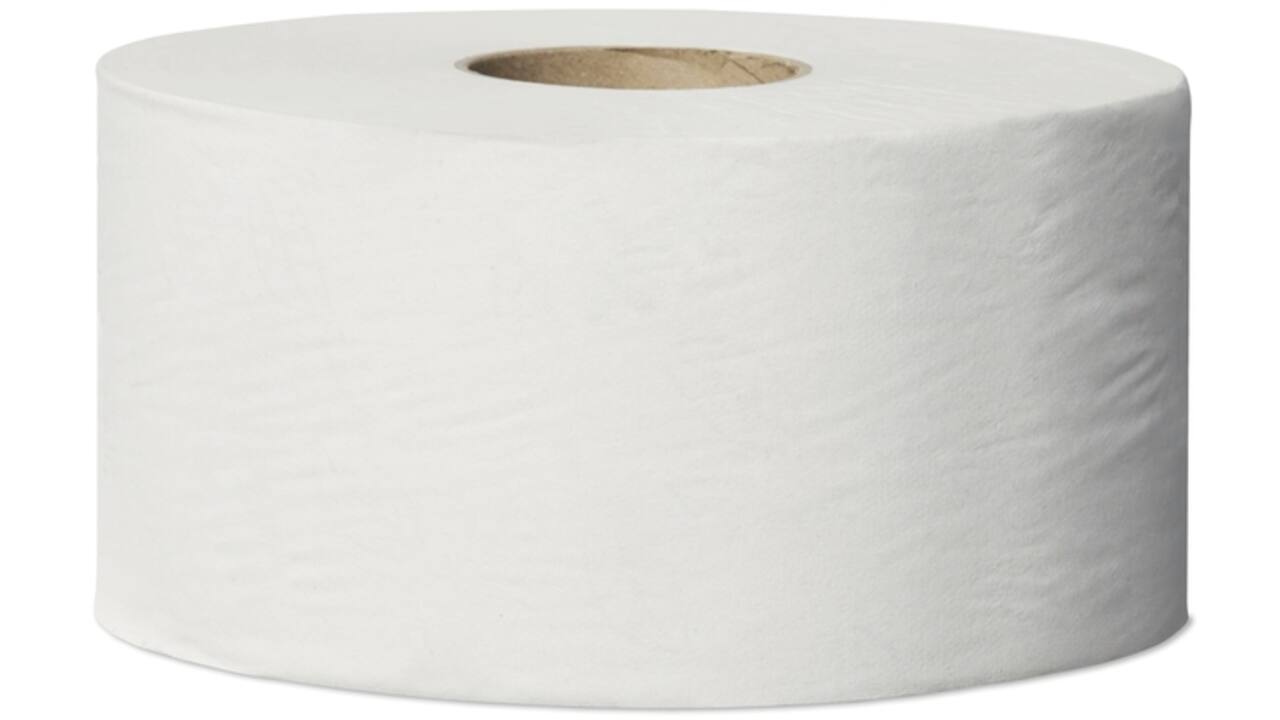 Toiletpapier Tork Jumbo T1 Universal 1-laags 500m wit 120160