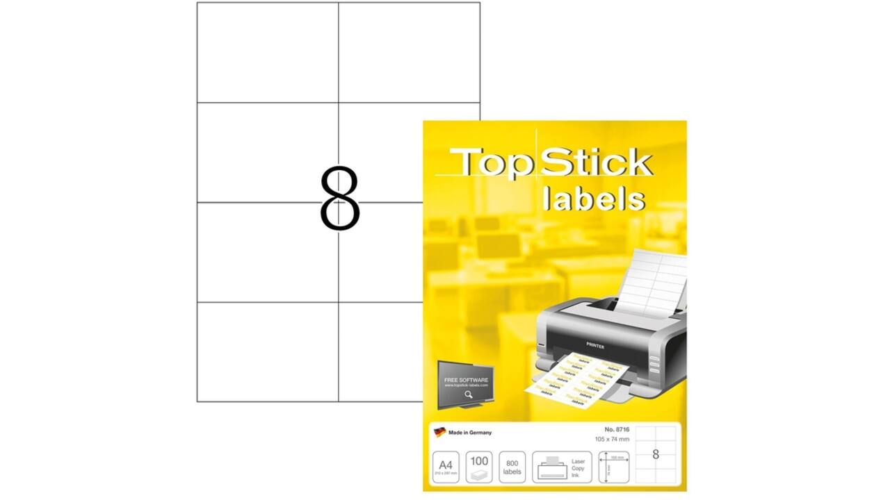 Etiket Office 105x74mm 800 stuks