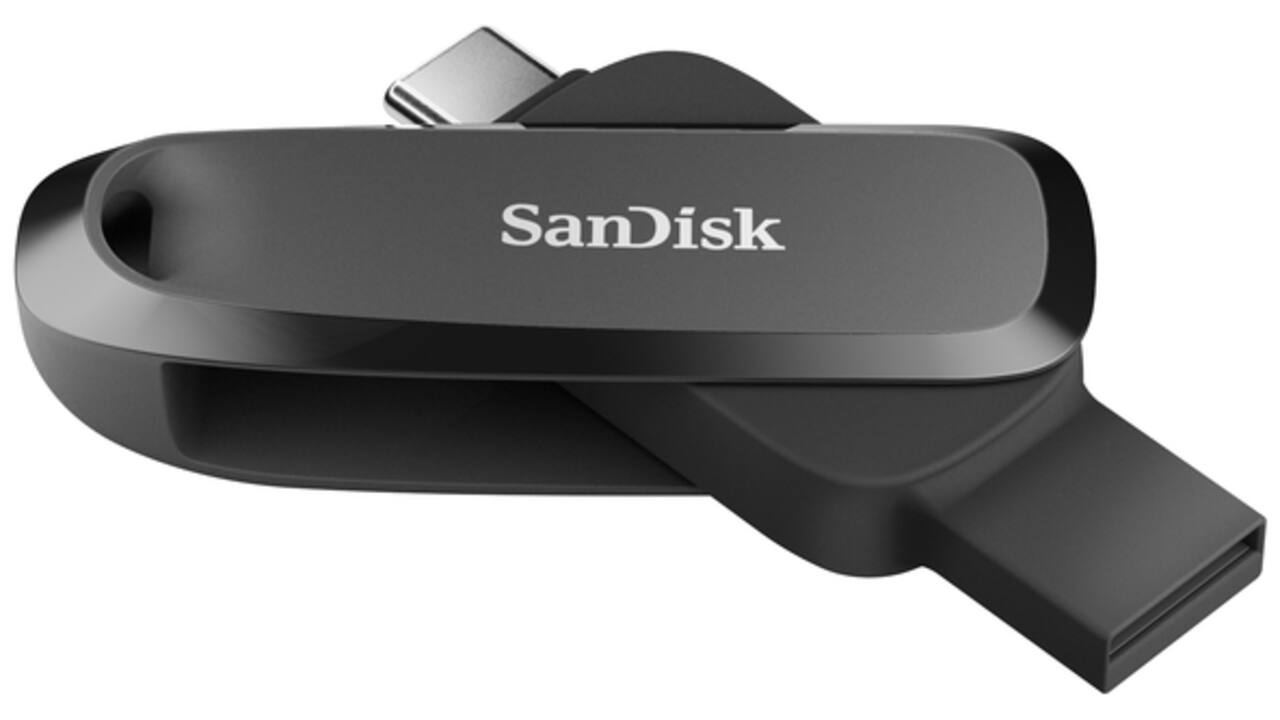 Phone Drive 256GB USB-C 3.2- USB-A zwart