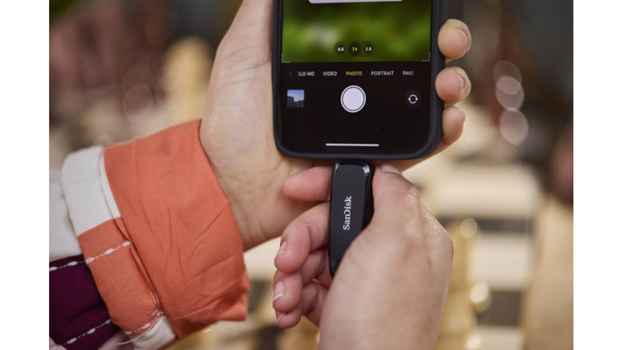 Phone Drive 256GB USB-C 3.2- USB-A zwart