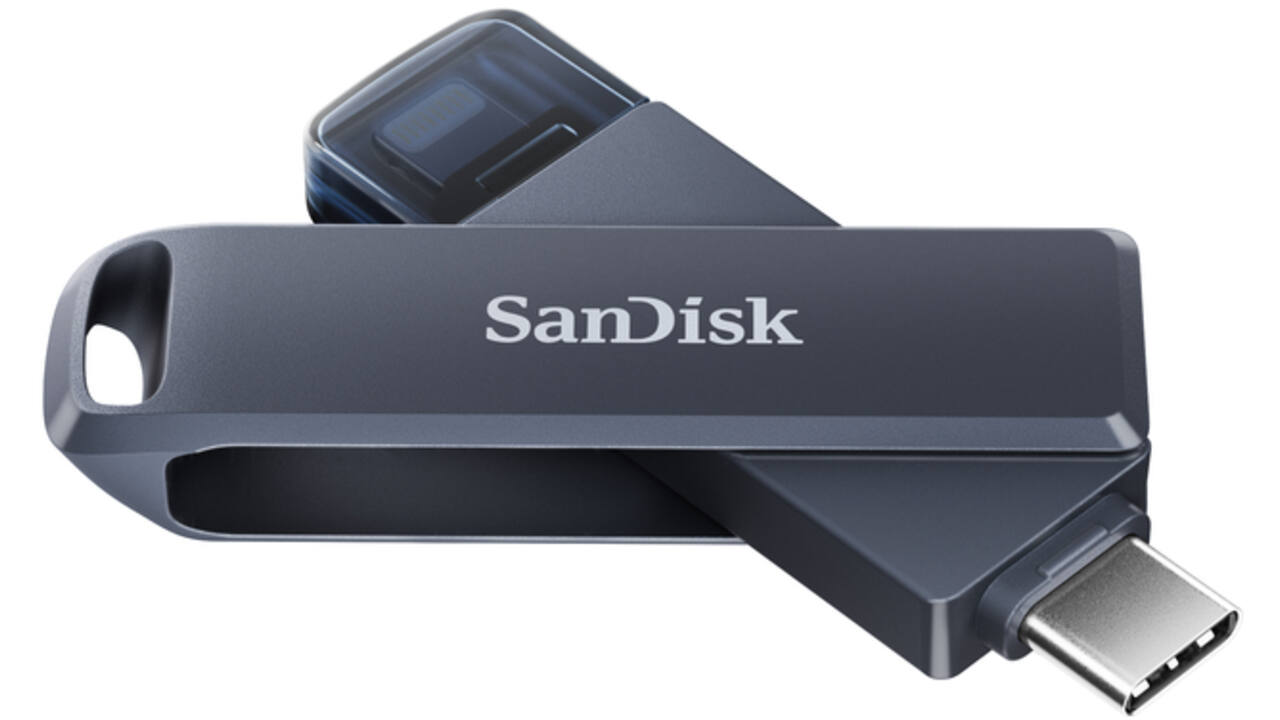 Phone Drive 64GB lightning- USB-C blauw