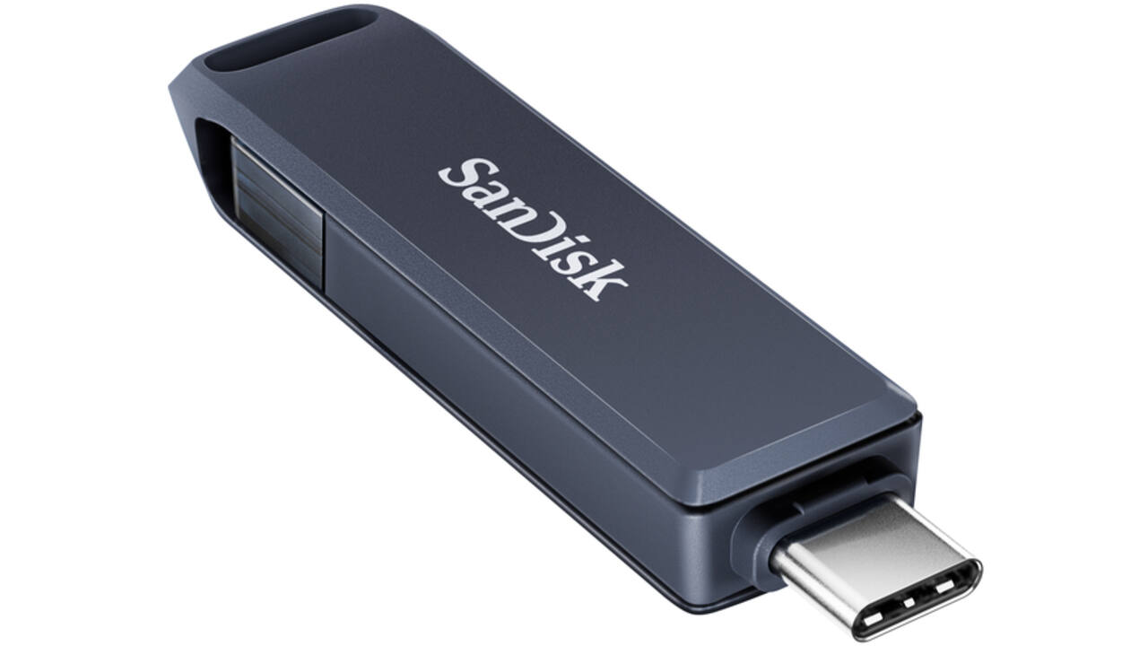 Phone Drive 256GB lightning- USB-C blauw