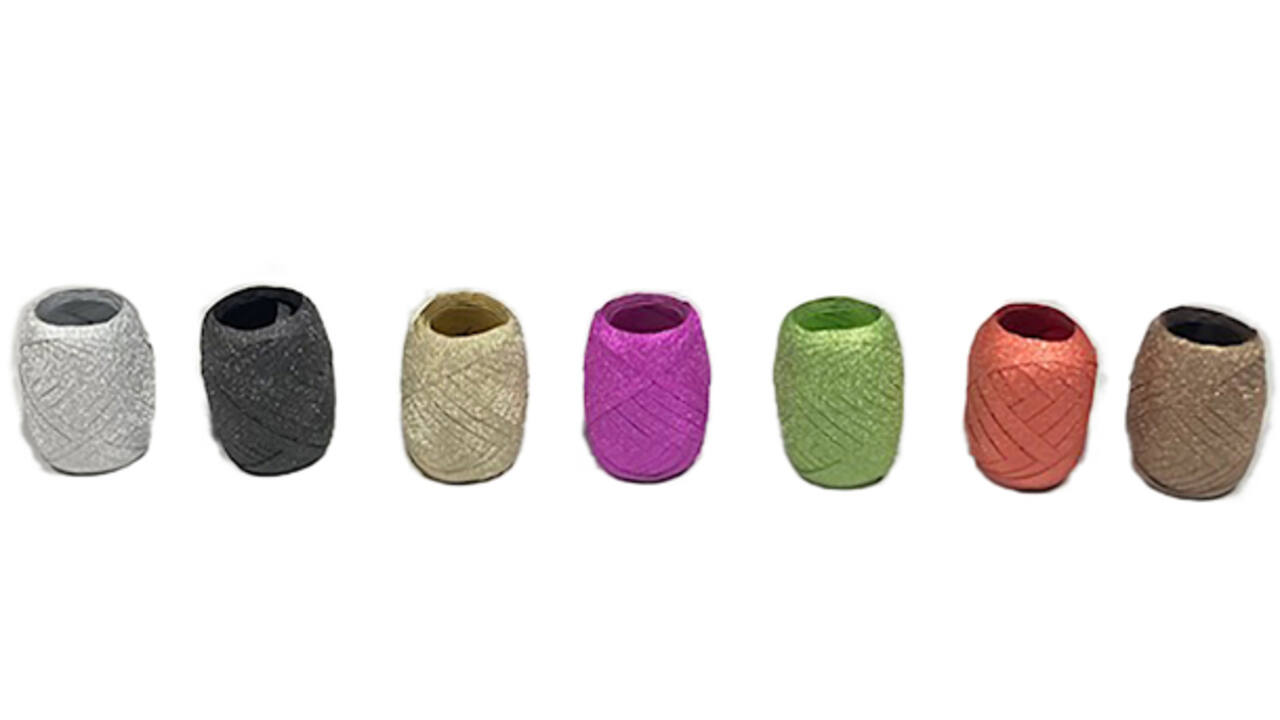 Polyband Haza glitter set 8 kleuren