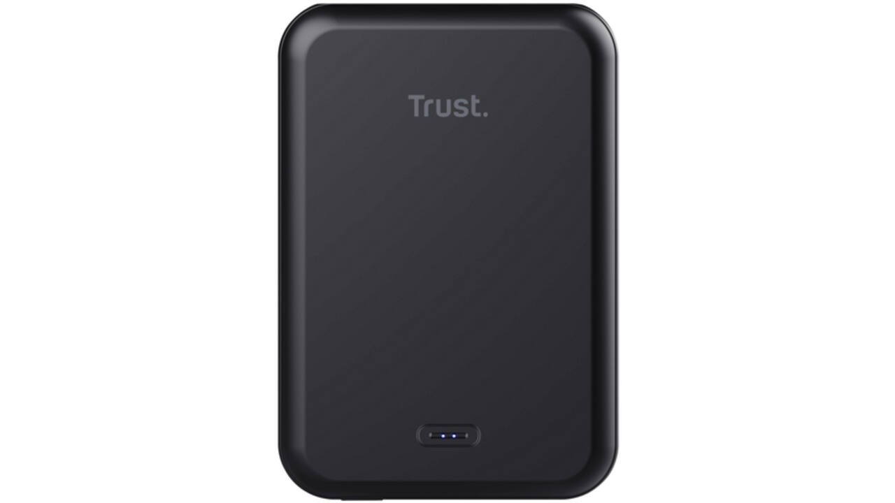 Powerbank Trust Magnetic draadloos 5000MAH zwart