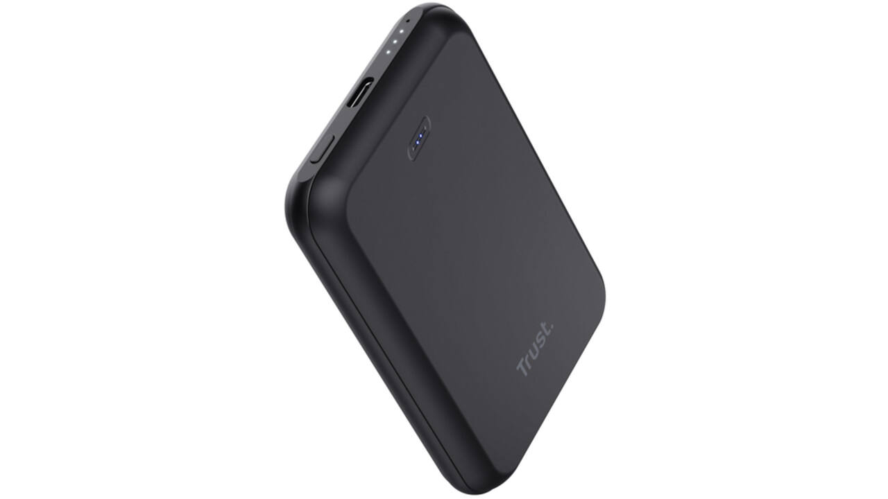 Powerbank Trust Magnetic draadloos 5000MAH zwart