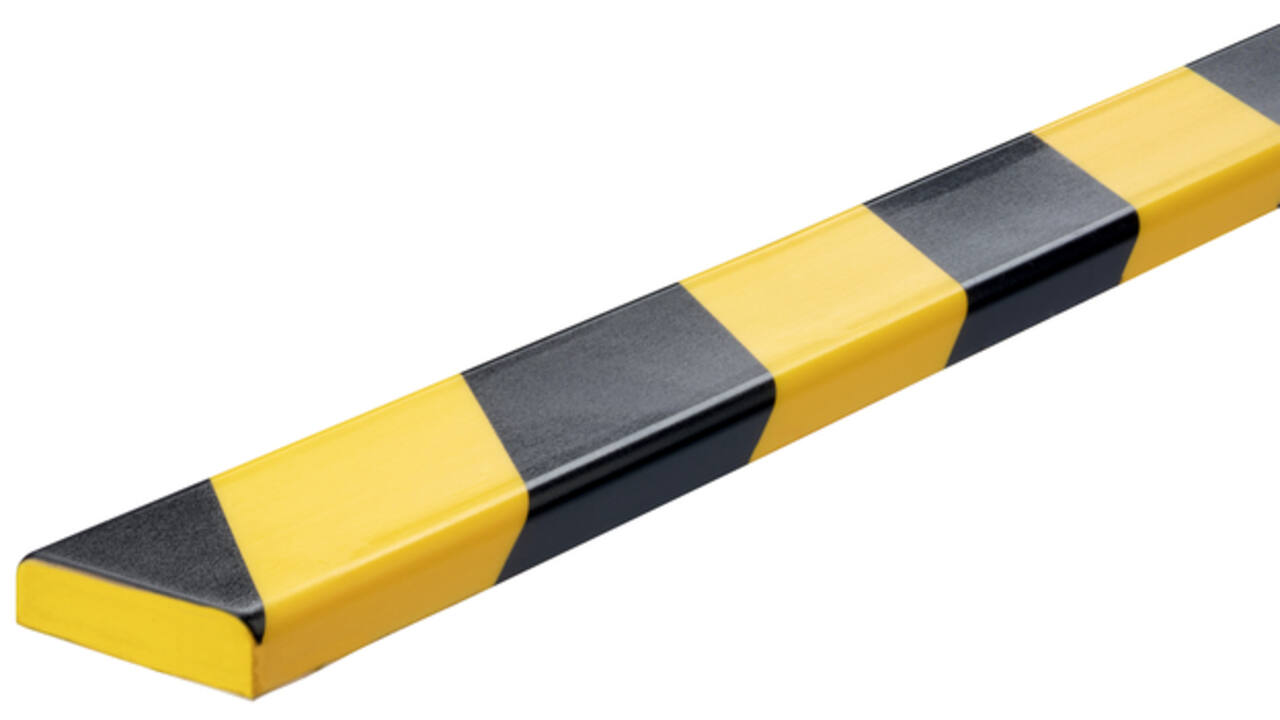 Beschermingsprofiel Durable S10 recht 1m geel zwart