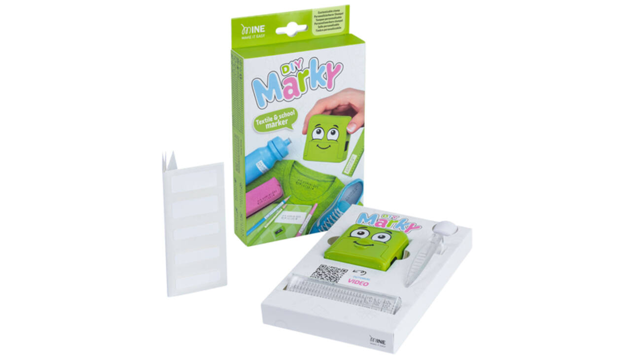 Textielstempel Colop My Marky met voucher groen