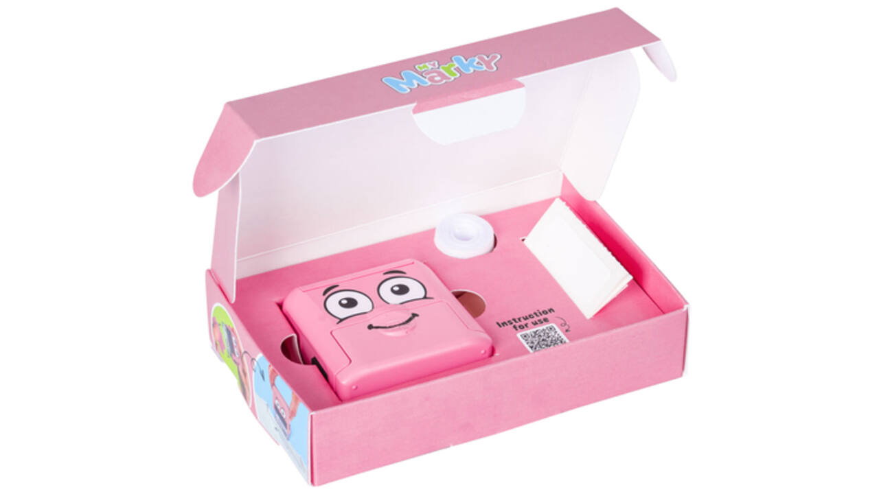 Textielstempel Colop My Marky met voucher roze