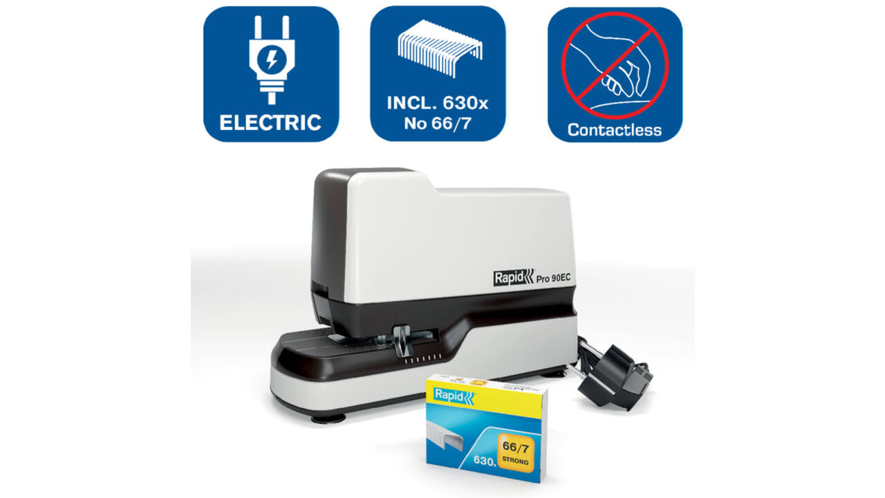Nietmachine Rapid Contactloos Elektrisch Pro 90EC 50 vel