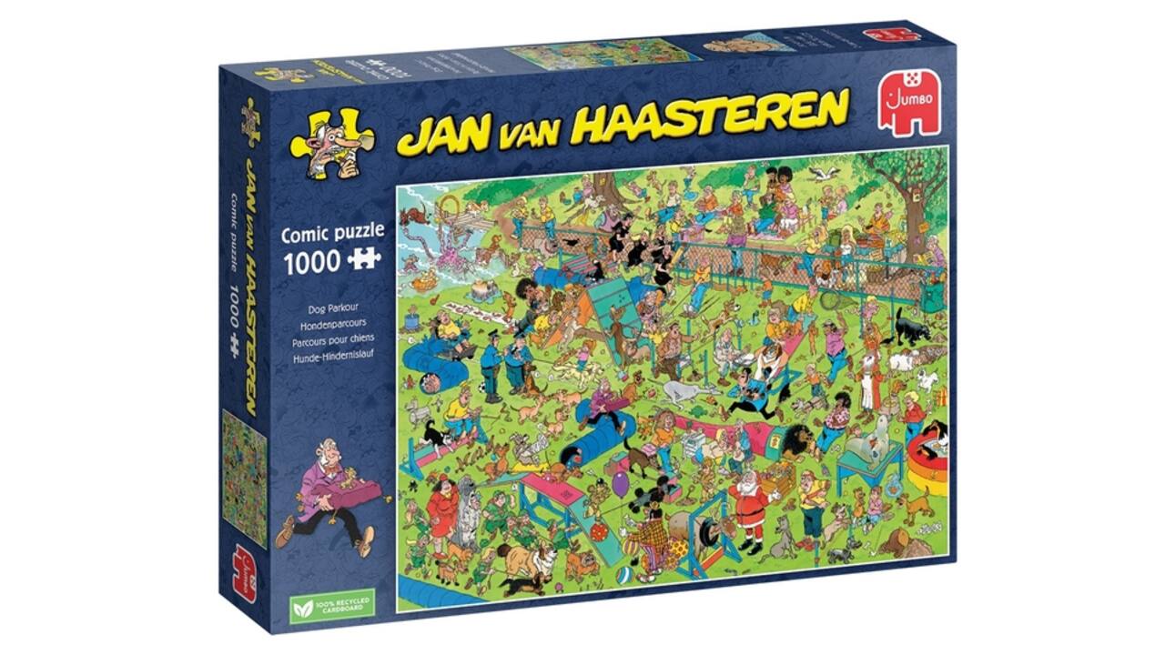 Puzzel Jan van Haasteren Hondenparcours 1000st
