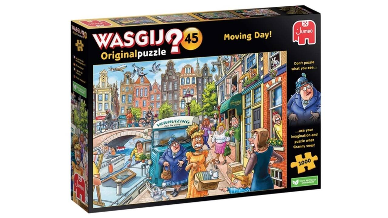 Puzzel Wasgij Original 45 Verhuisdag! 1000st