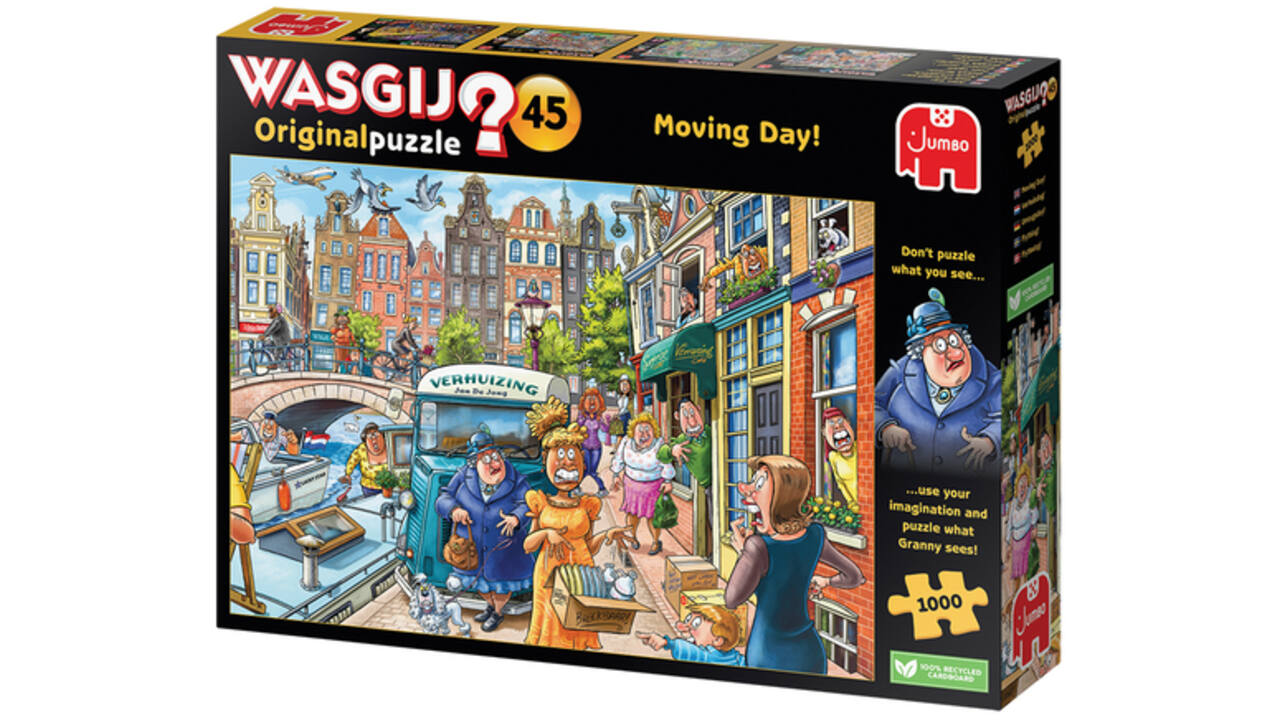 Puzzel Wasgij Original 45 Verhuisdag! 1000st