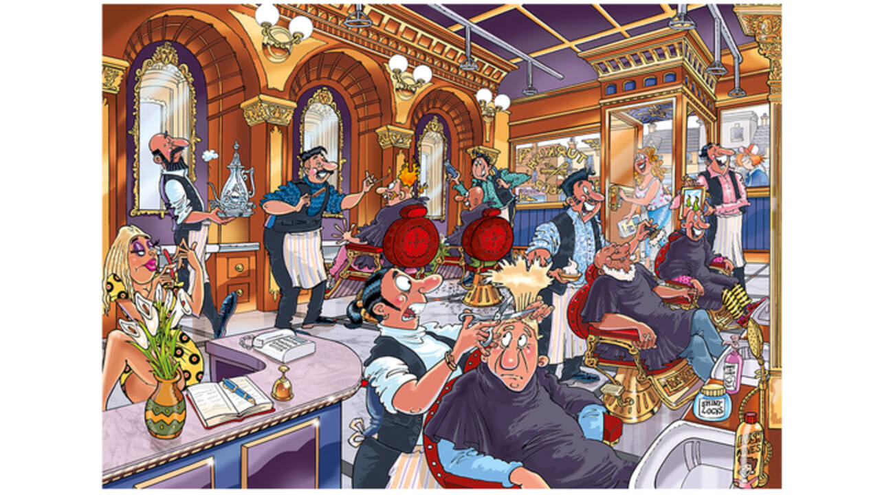 Puzzel Wasgij Mystery 27 Vlam In De Pan! 1000st