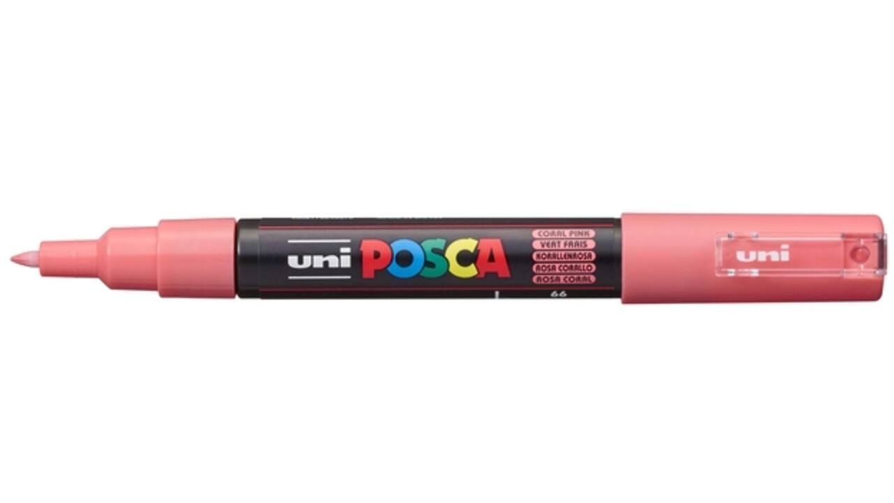 Verfstift Posca PC1MC extra fijn koraal