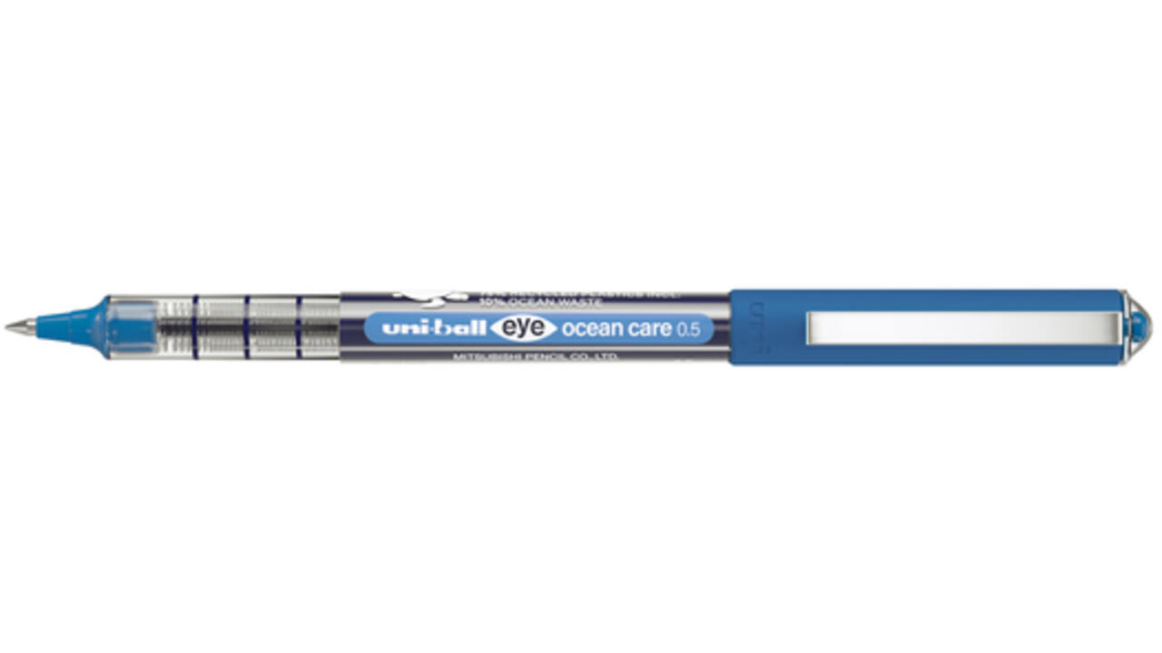 Rollerpen Uni-ball Eye Ocean Care fijn blauw