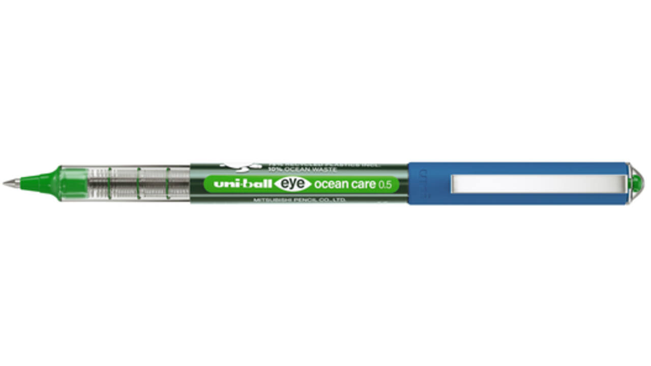 Rollerpen Uni-ball Eye Ocean Care fijn groen