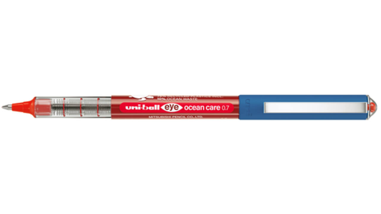 Rollerpen Uni-ball Eye Ocean Care medium rood