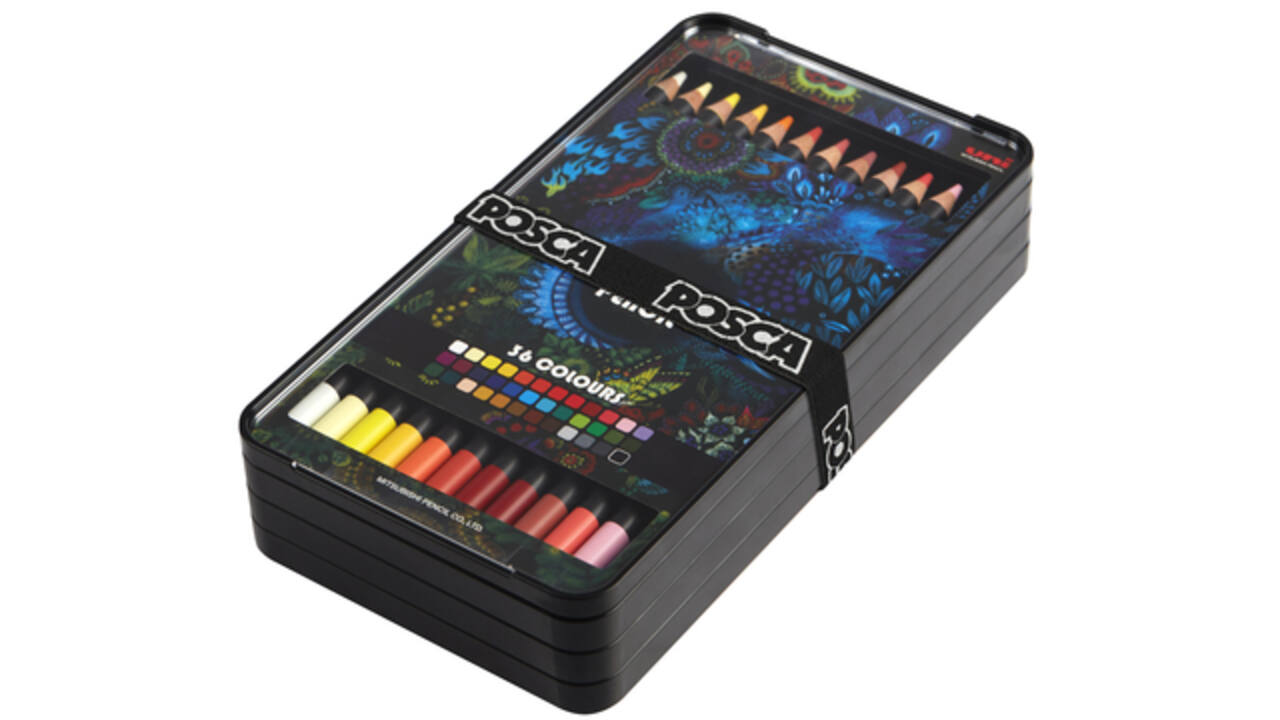 Kleurpotloden Posca assorti set à 36 stuks