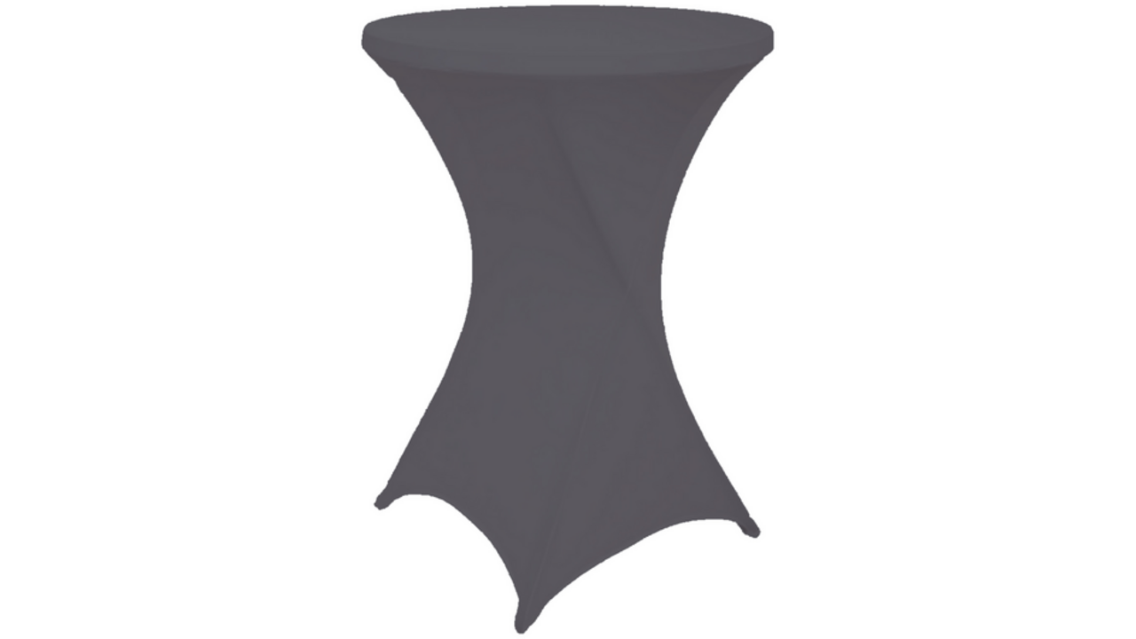 Tafelrok BRASQ voor statafel 80cm antraciet