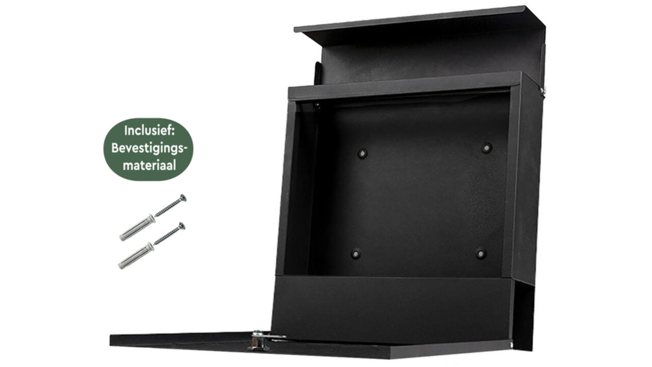 Brievenbus BRASQ PB300 Premium zwart
