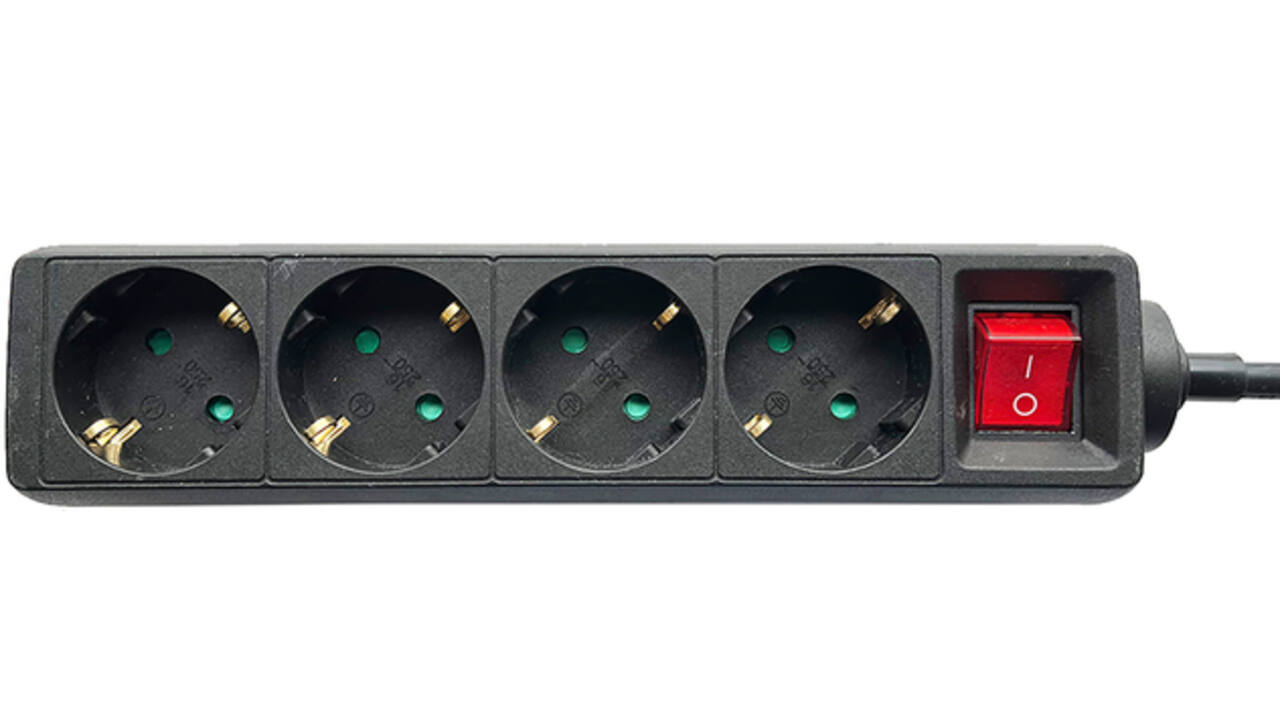 Stekkerdoos BRASQ 4 voudig 1.4 meter zwart